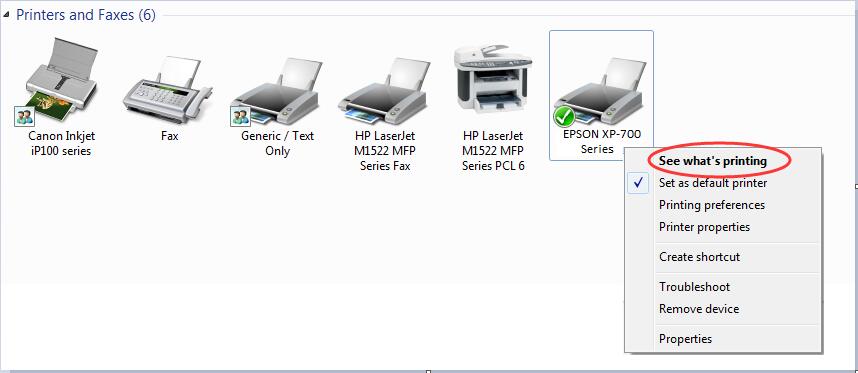 Epson Printer wifi Offline