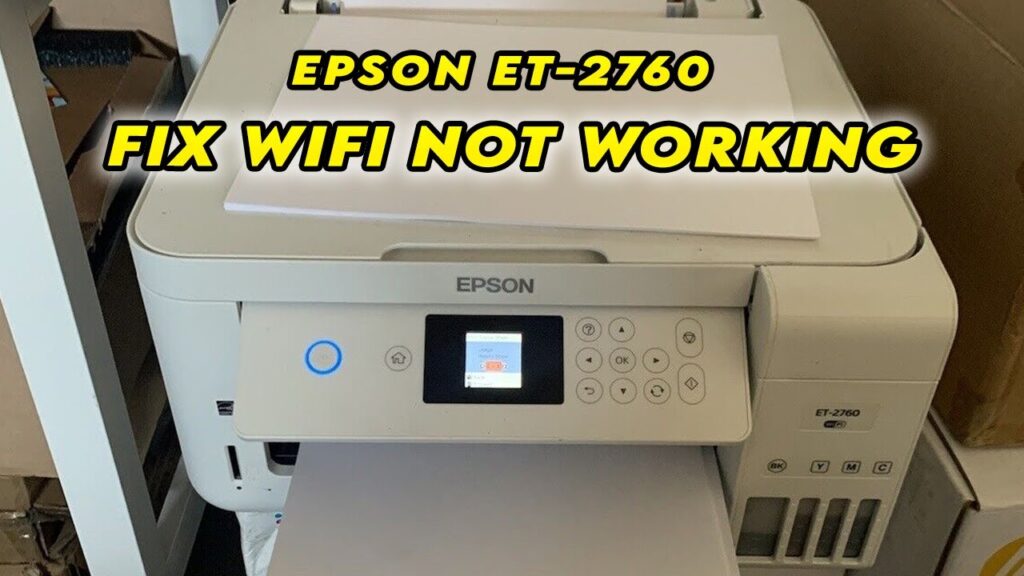 Fix Epson Printer Wi-Fi Connection Problems